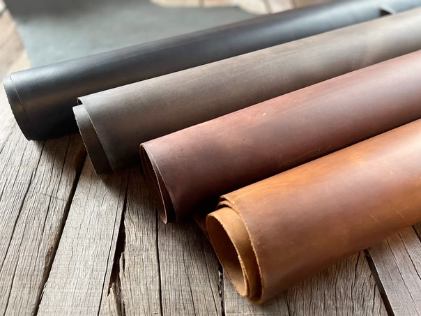 Combination tanned leathers from Horween. Picture: The Tannery RowCombination tanned leathers from Horween. Picture: The Tannery Row
