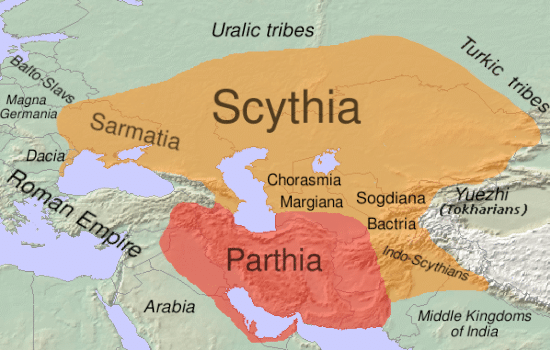 Map of Ancient Scythia