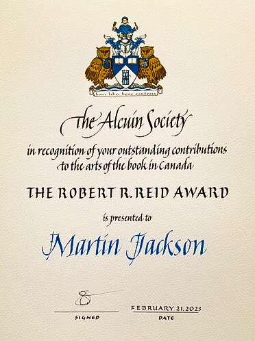 Robert Reid award